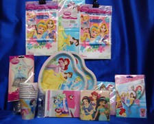 Cenicienta Belle Ariel # 11 Platos Servilletas Centro de mesa Bolsa de botín Mantel Gracias