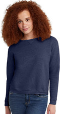 Hanes Women's Crewneck Sweatshirt, EcoSmart Fleece Women's Pullover Sweatshirt