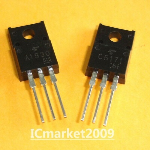 5 Pairs 2SA1930 + 2SC5171 TO-220F C5171 A1930 NPN and PNP Power