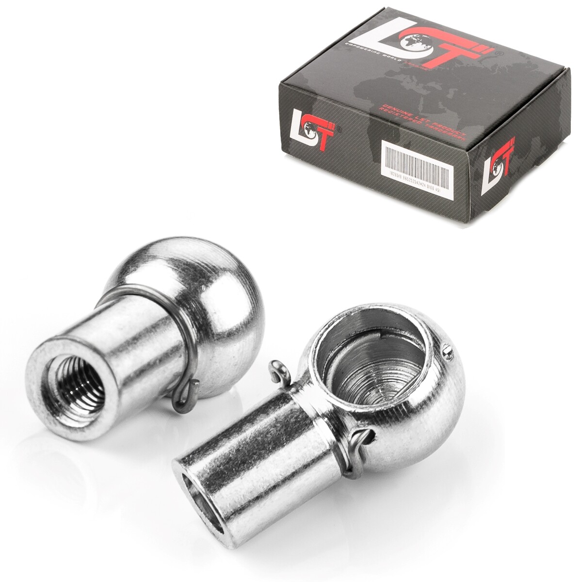 2x Kugelkopfaufnahme M6 Ball Pan 10mm Gas din 71805 for VW Passat