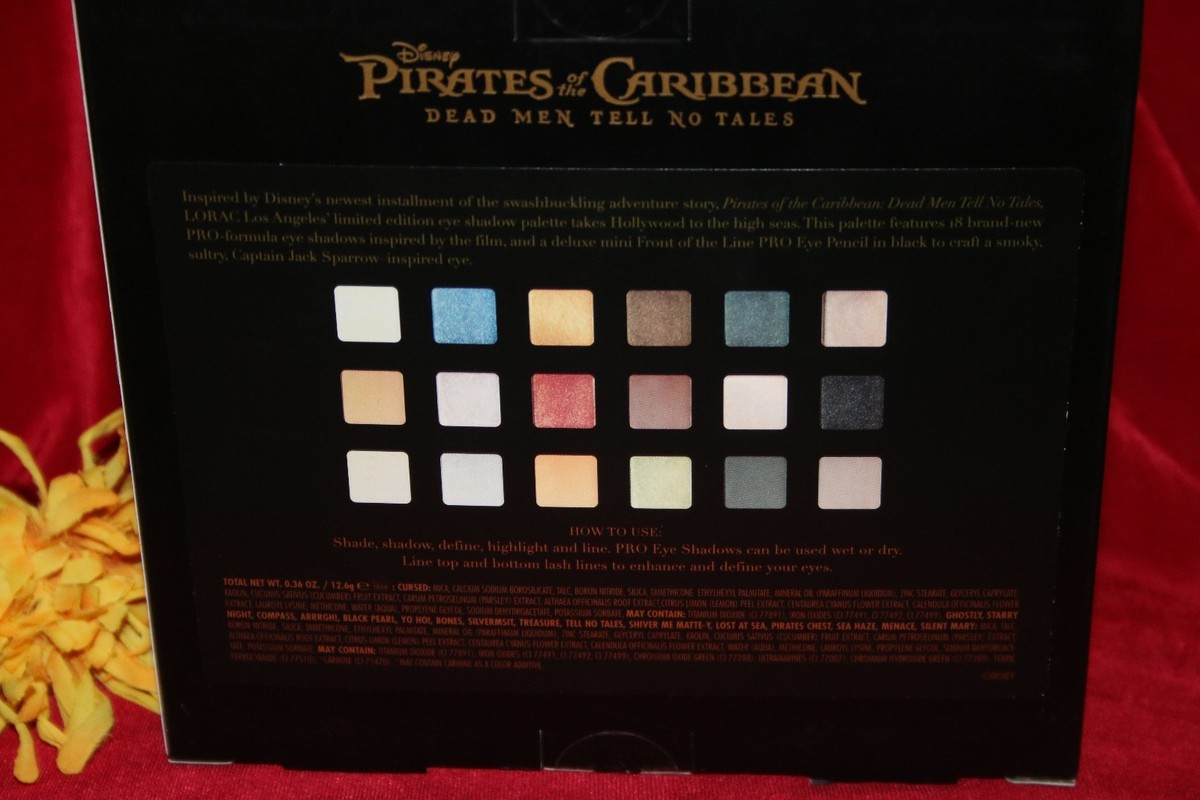 LORAC Disney Pirates of The Caribbean Eyeshadow Palette 15250 for