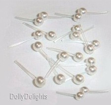 3mm Green Ear Covering Safe Pearl Earrings *1...