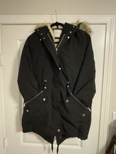 Royal Matrix Women's Winter Coats Fleece Lined Parka Jacket Hooded Long Sz Med