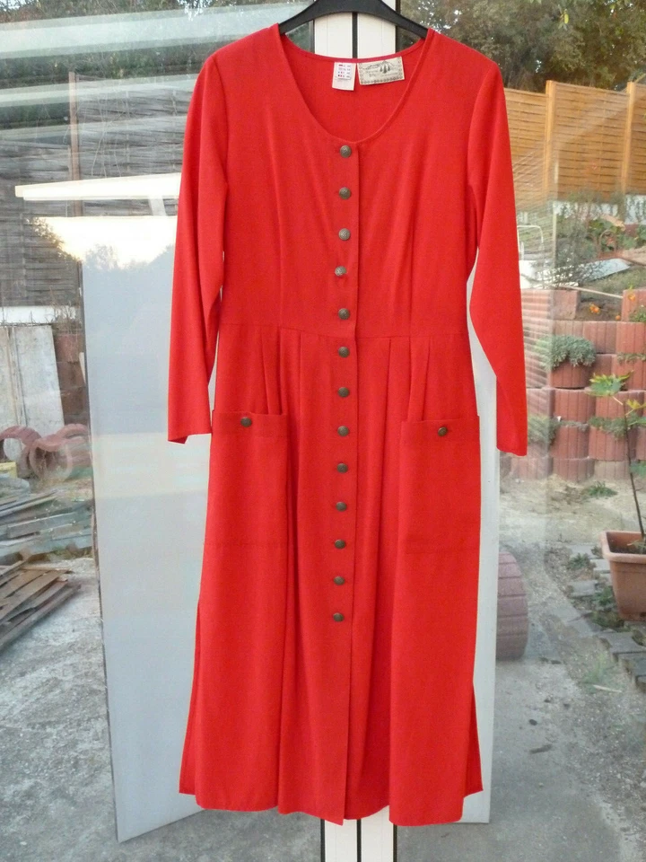 Landhausmode Trachtenkleid Vintage Oktoberfest Tracht Gr. 44 - Bild 2 von 3