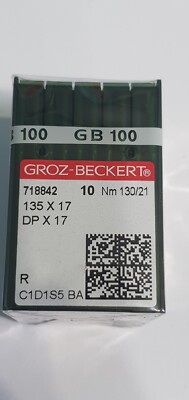 Dpx17 Industrienähmaschinennadeln Groz Beckert Größe 130/21