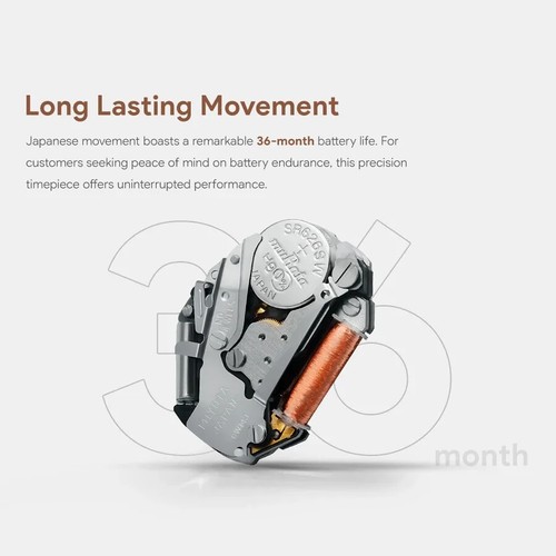 Unisex Magnetic Bead Watch, Wooden Design Element Watch, PU Leather Strap Watch - Picture 3 of 16