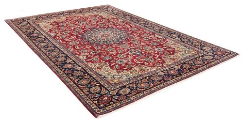 Najafabad Tissé à la Main Tapis de Perse 308 x 214 cm-Fine,Orient,Tapis,,Rouge - Picture 4 of 10