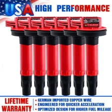 6 Pack UF553 Ignition Coil For Ford Explorer F150 Lincoln MKT Mazda 3.5L 3.7L V6