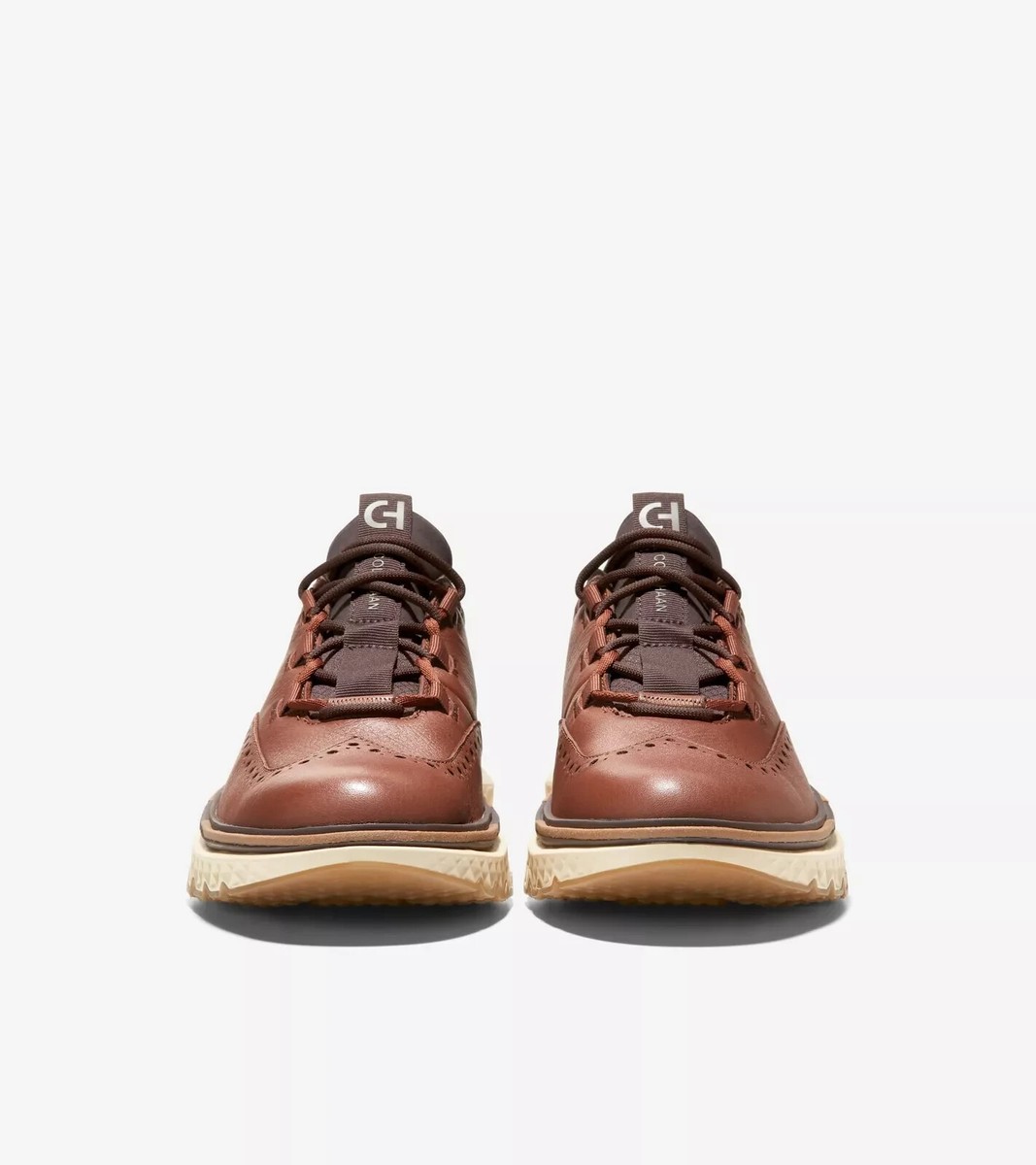 米国 Nordstrom ノードストローム ウイングチップ 茶 US9.5D NIB Cole Haan 5.ZEROGRAND Wingtip Oxford Shoes Men's 13 Dark
