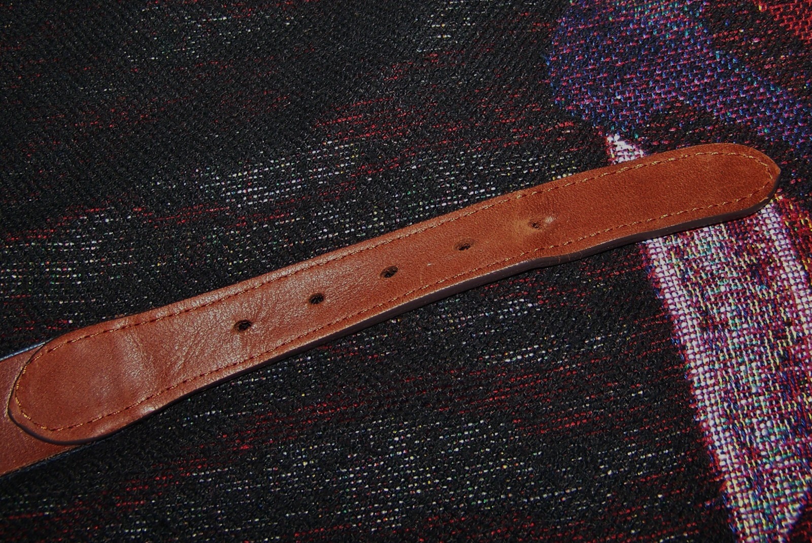SMATHERS & BRANSON Needlepoint Leather Belt SARATOGA … Gem