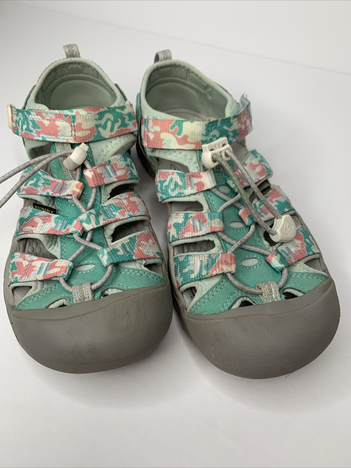 KEEN Newport H2 1026276 scarpe con sandali mimetici rosa ghiaccio per ragazze taglia 5