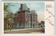 Postcard Vintage Armory of the Ninth Regiment in Wilkes-Barre, PA