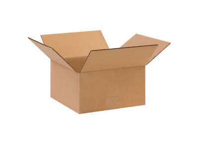 100 Pack Corrugated Kraft Shipping Boxes 6x6x3 Cardboard Mailer Packing Boxes
