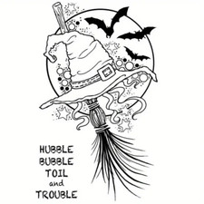 Halloween Witch Clear Stamp