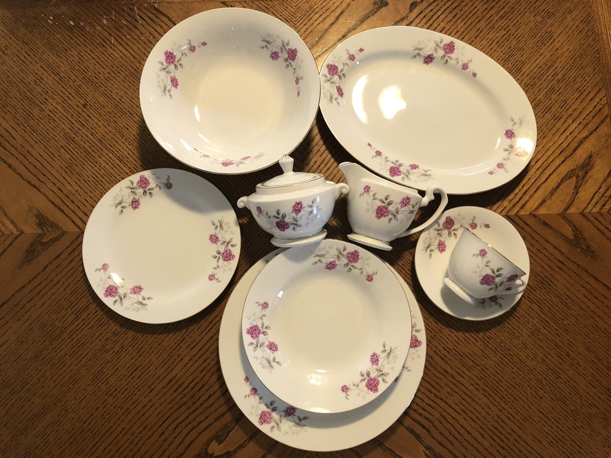 Vintage china dinnerware sets