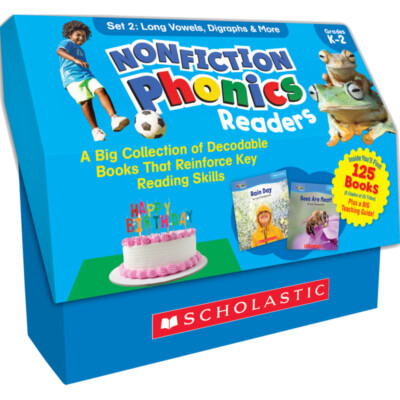 SCHOLASTIC TEACHING RESOURCES SC-9781338894707 Nonfiction Phonics Readers: Long