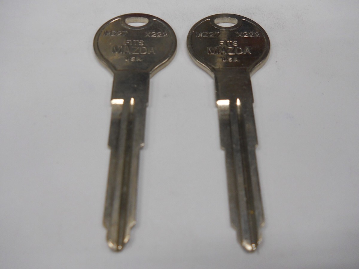 Cole X222 Key Blank Fits Mazda MZ27 Lot of 2 | eBay