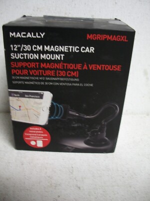 MACALLY Phone Mount for Car Magnetic Suction Cup Mount Phone