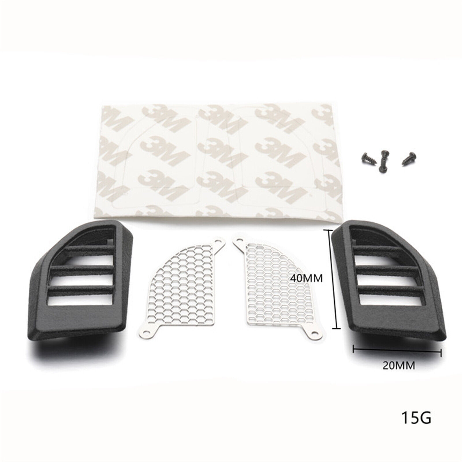 Nylon Cooling Vent Hood Grille Cover for TRX-4 BRONCO RC Car Upgrade