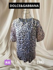 Dolce&Gabbana Women M Short Sleeve Blouse 38 Elegant Stylish Dress Shirt Luxury