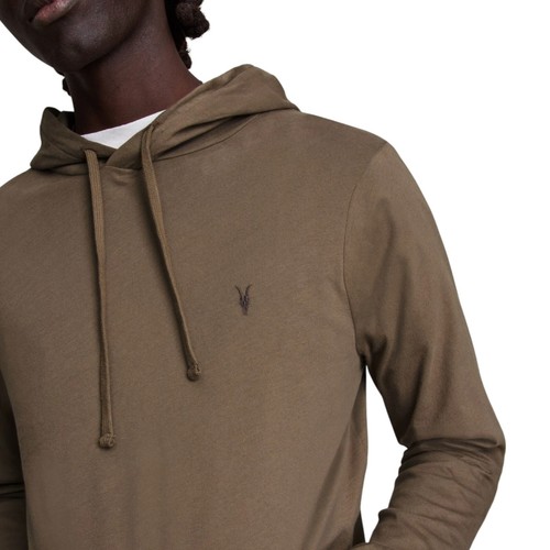 All Saints "Raven OTH" Men's Pullover Ramskull Hoodie (SW) - Picture 15 of 20