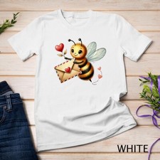Love is Buzzing A Cute Bee Valentine's Design Funny T-Shirt Unisex T-shirt