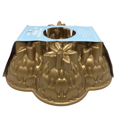 Nordic Ware ノルディックウェアAloha Bundt Pan Nordic Ware Gold Aloha Pineapple Hawaii Bundt Cake Pan Cast