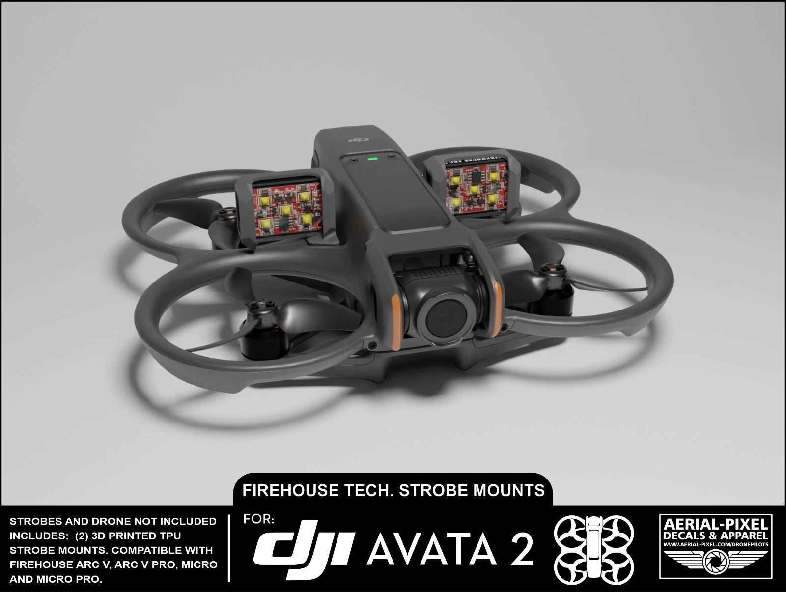 DJI AVATA 2 Strobe Mounts