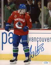 Vancouver Canucks Bo Horvat Signed Autographed 8x10 NHL Photo COA #27