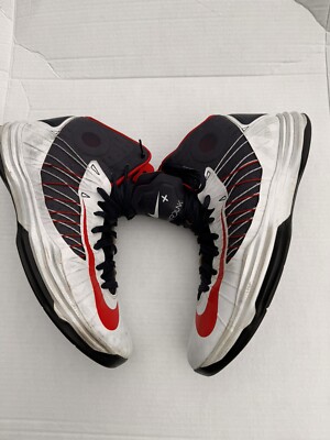 Nike Hyperdunk 2012 USA Olympics White Red Obsidian 524948-100 Men