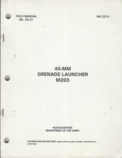 Historical book 40-MM Grenade Launcher, M203