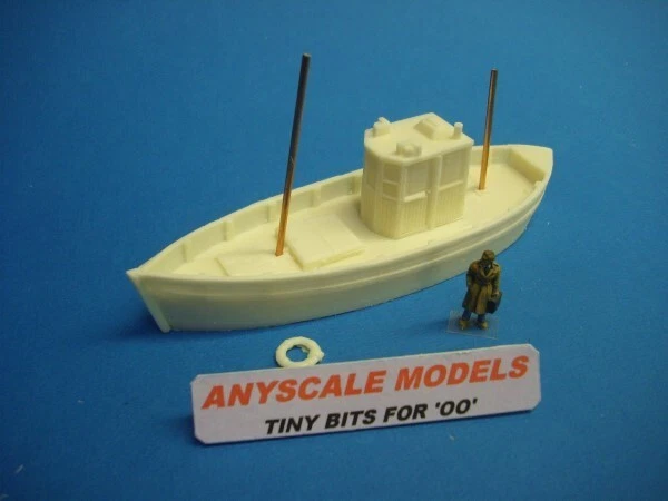 oo gauge model railway resin fishing boat 32ft Scottish MFV 1:76 scale 0185