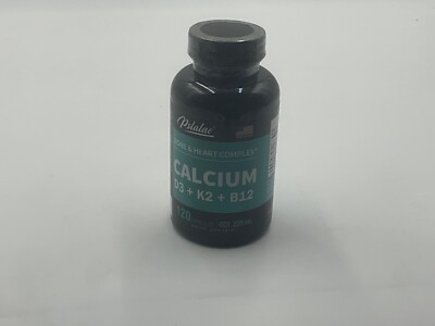 Pslalae Calcium Capsules Vitamin D3,K2,B12, Bone Heart Complex 120 Caps  10/26