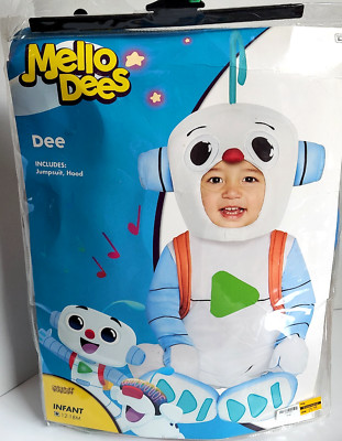 Mello Dees Dee Infant 18-24M Jumpsuit Spirit Halloween Costume Brand New