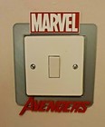 Marvel Spiderman Ironman Thor Hulk Capt America 3D Printed Light Switch Surround