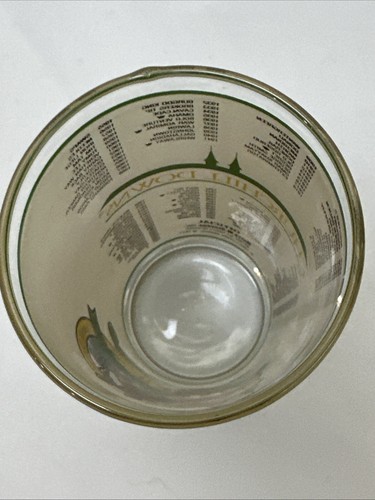 Tazza di vetro vintage Kentucky Derby 1987 da collezione Churchill Downs - Foto 12 di 13