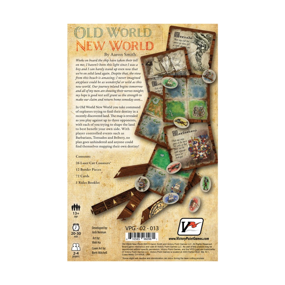 Victory Point Games Boardgame Old World, New World Box SW (New) | eBay