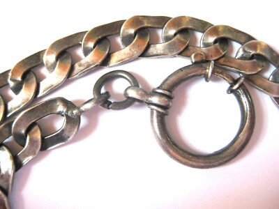 Antike Uhrenkette Silber 925, 28,2 g