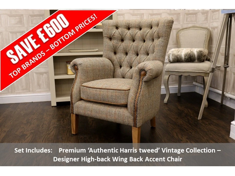 Vintage Sofa Company Wing Chair Baci Living Room