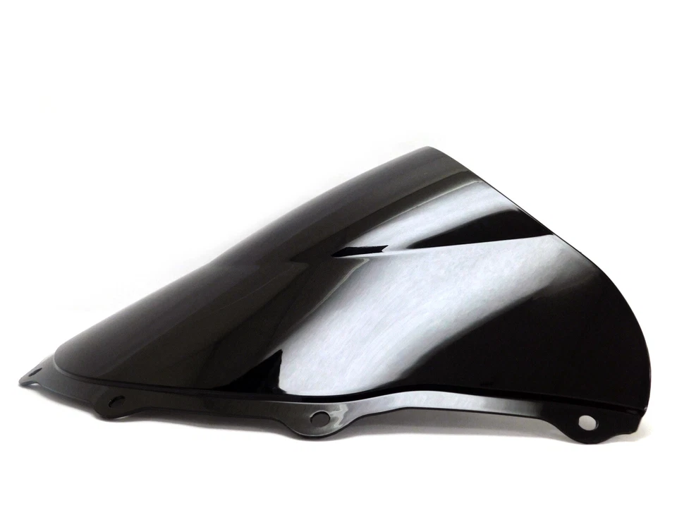 ABS Black Double Bubble Windscreen Windshield for 1996-2003 Kawasaki Ninja ZX7R - Image 4 of 4