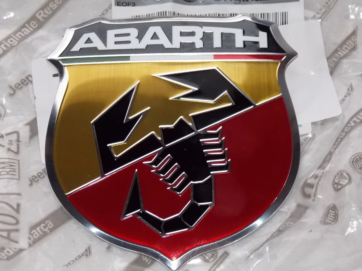 Pair Of Abarth Shield Metal Logo Coat Of Arms Emblems – FRIEGS SHIELDTO (Unbranded)