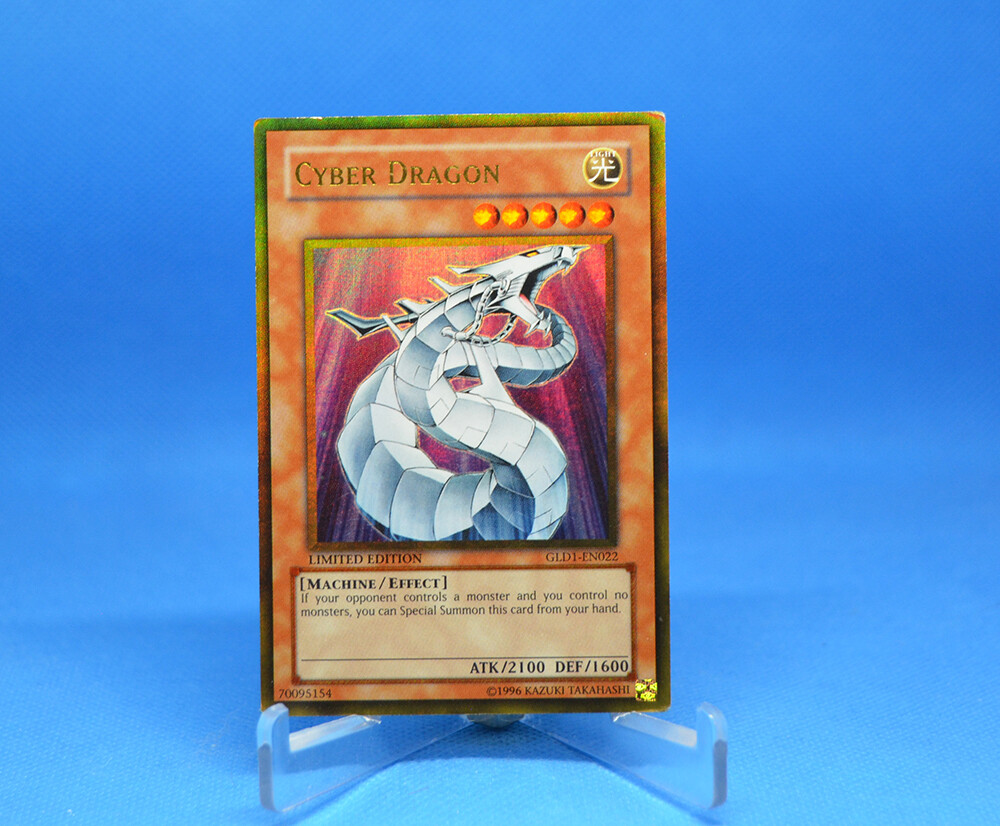 Yu-Gi-Oh Cyber Dragon GLD1-EN022 Gold Rare Limited Edition Holo