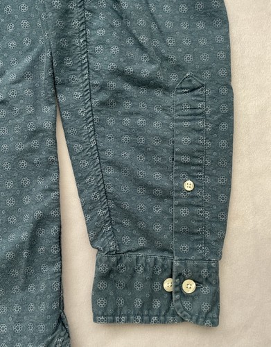 Brooks Brothers Red Fleece Shirt Men's Large Long Sleeve Casual Button Down Blue - Picture 5 of 7