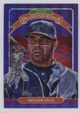 2020 Panini Donruss Optic FOTL Purple Pandora Prizm 45/99 Nelson Cruz #13 13u1