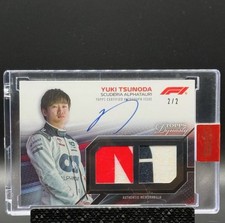2023 Topps Dynasty F1 Yuki Tsunoda Dual Patch Auto (2/2)