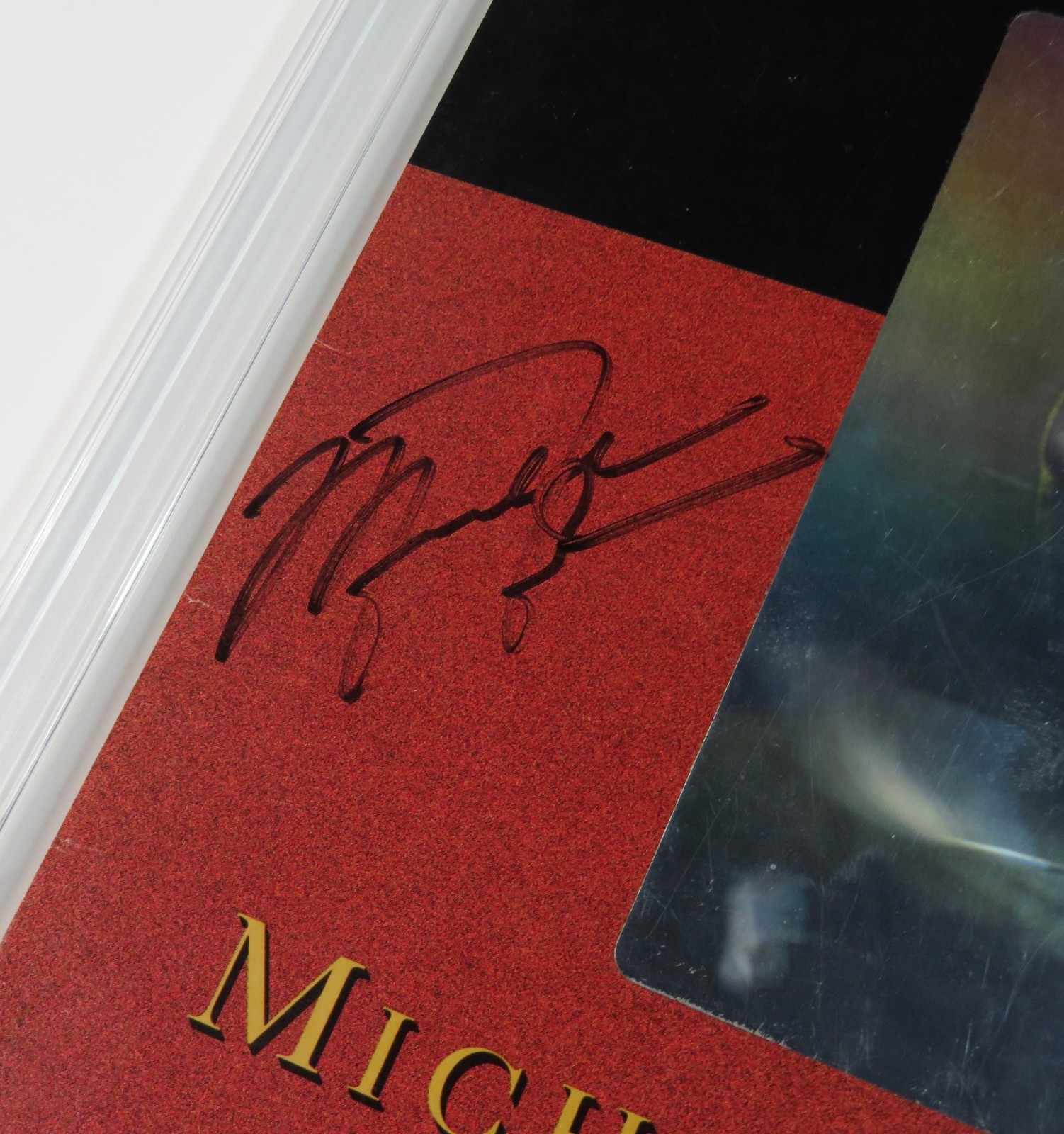 Michael Jordan HOF Signed Auto Sports Illustrated Magazine Cover 91 Hologram PSA view 4