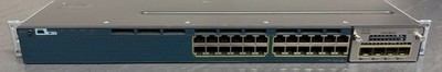 Cisco Catalyst WS C3560X 24P L PoE+ mit C3KX NM 1G   Top Zustand