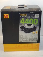 KODAK Carousel 4400 Slide Projector w/ Remote Slide Tray Case Lens
