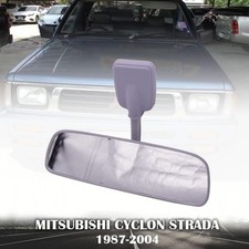 Specchio retrovisore interno abitacolo grigio adatto a pickup Mitsubishi L200...