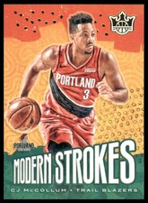 2019-20 Panini Court Kings #12 CJ McCollum Modern Strokes